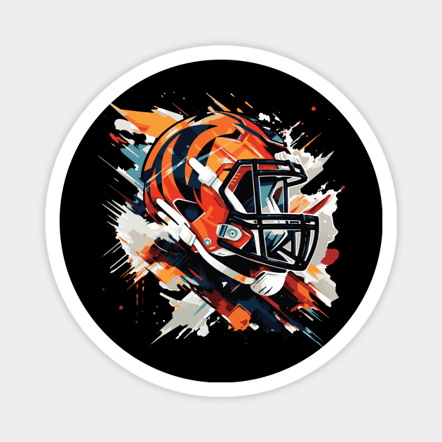 Cincinnati Bengals Helmet Magnet by vectrus